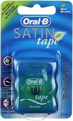 אורל בי טייפ דנטאלי סאטן בטעם מנטה  25 מטר