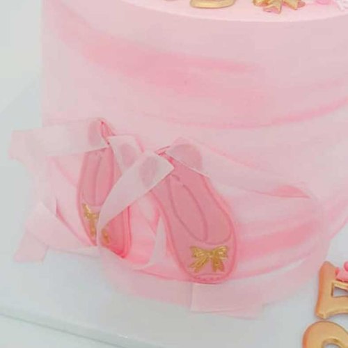 תבנית נעלי ריקוד | תבנית נעלי בלט גדולות גובה 10 ס"מ