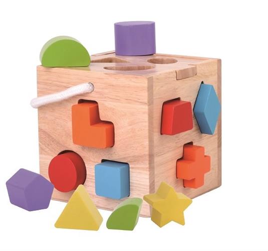 התאמת צורה- קוביית עץ