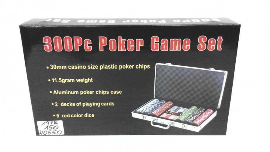 מזוודת פוקר- סט 300 חלקים