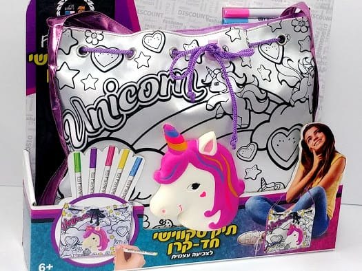 תיק פאייטים חד קרן