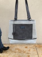 תיק צד לינור אפרפר