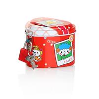 קופת חיסכון מתכת לב עם מנעול