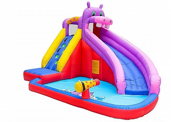 פארק מים מתנפח ענקי בעיצוב היפופוטם JUMPER דגם 63100