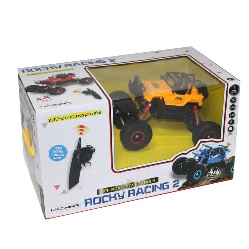 ג'יפ עם שלט ROCKY RACING 2
