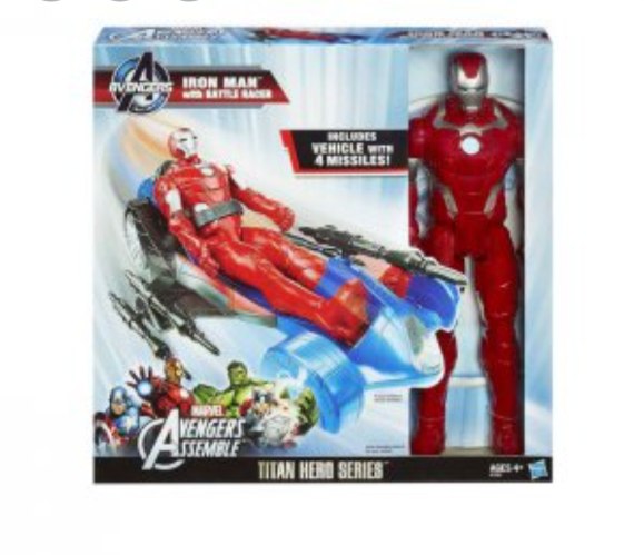 רכב + דמות איירון מן