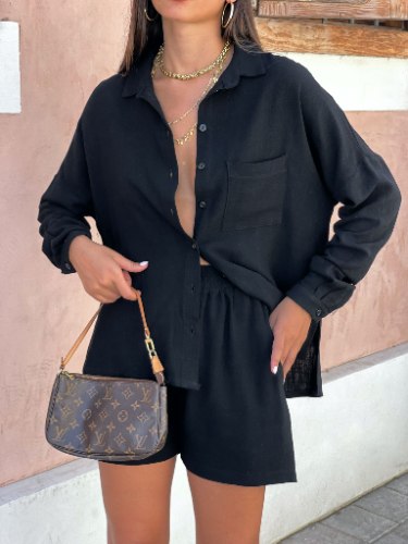 חליפת סיני שחור