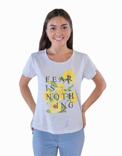 חולצת טריקו פרחים