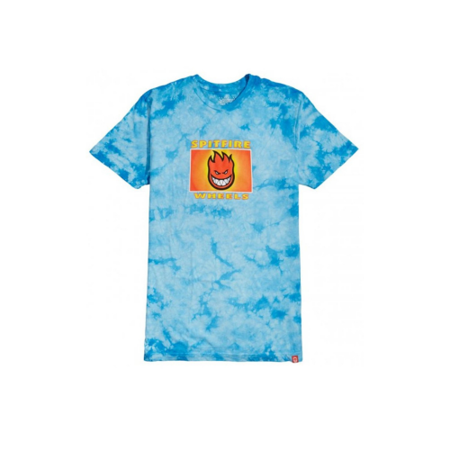 Spitfire Label T-Shirt Blue Crystal Wash