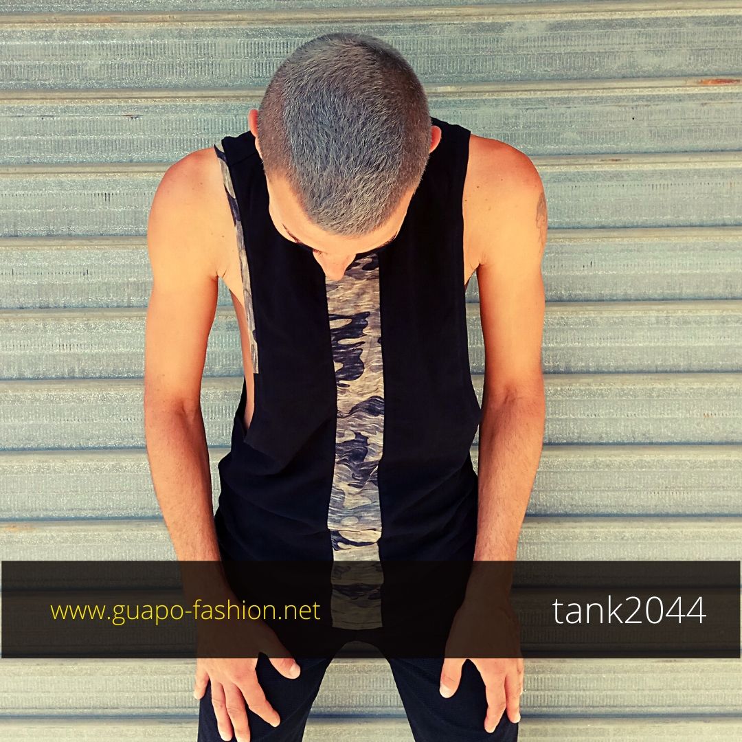 army style sleeveless top 