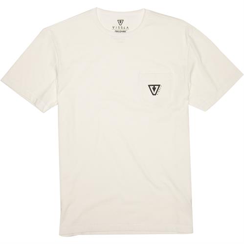 Vissla Established Upcycled Pocket Tee - Bone