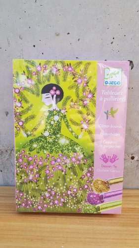 יצירה - חול נצנצים שמלות