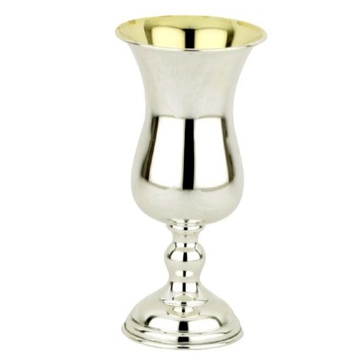 גביע קידוש כסף טהור דגם שמואל בן חלק
