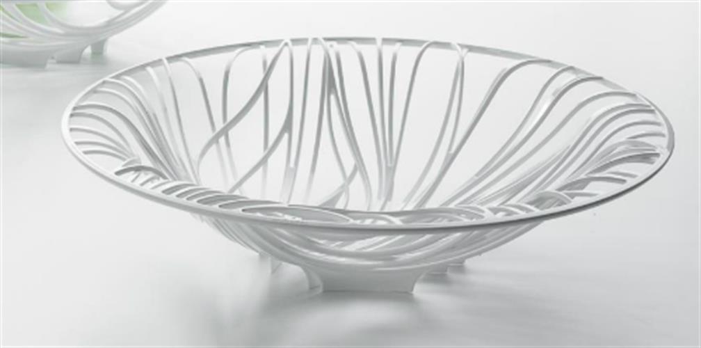 קערת פירות FLORA לבן