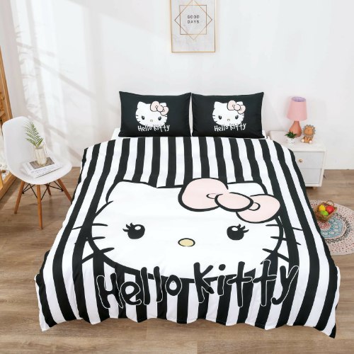 סט מצעים למיטת יחיד 90/200 הלו קיטי - 5515