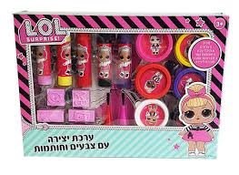 סט יצירה עם צבעים וחותמות LOL