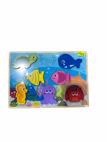 פאזל עץ חיות מים