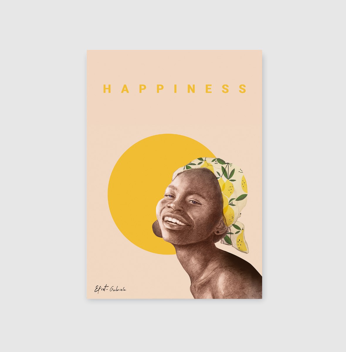 סט גלויות- Happiness