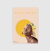 סט גלויות- Happiness
