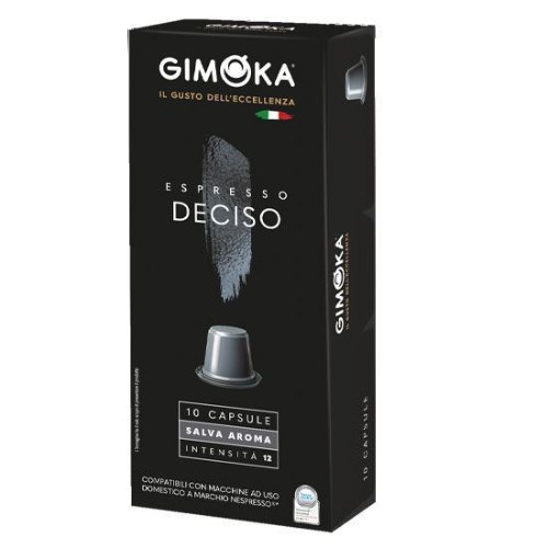 10 קפסולות ג'ימוקה דסיזו | חוזק 12 | Gimoka Desico Espresso Italiano