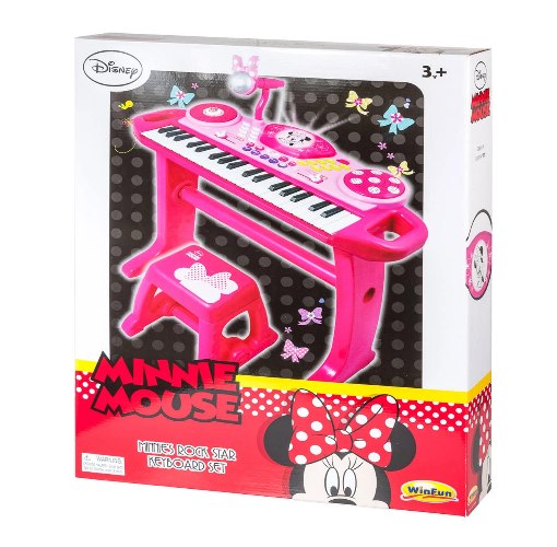 אורגן דיסני מיני מאוס + כסא ומיקרופון