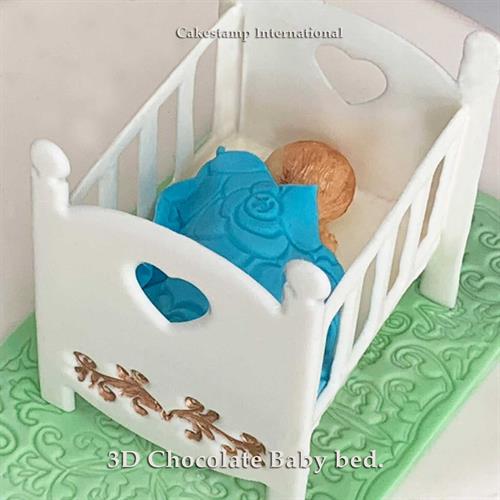 תבנית ליצירת מיטת תינוק תלת מימד