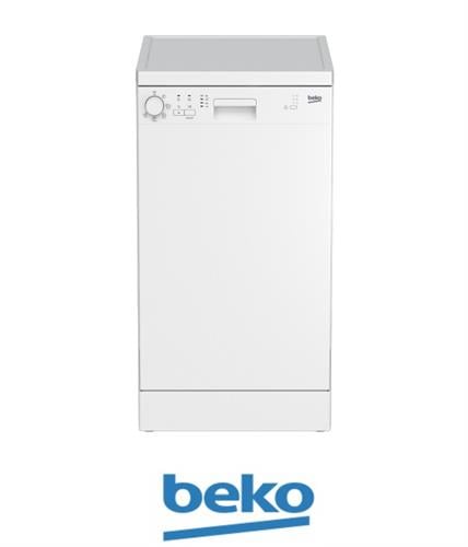 beko מדיח כלים צר דגם DFS05014W לבן
