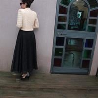 עליונית תחרה מהודרת בצבע שמנת  מידה S/M