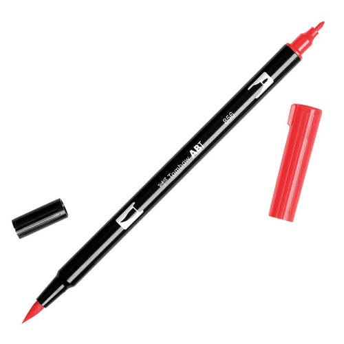 TOMBOW טוש דו"צ מים - POPPY RED 856