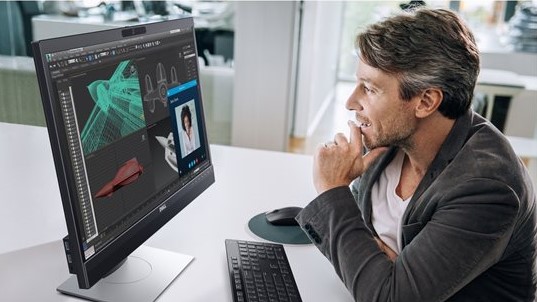 מסך מחשב דל Dell 23.8 P2418HZ 23.8 Inch Full HD Monitor