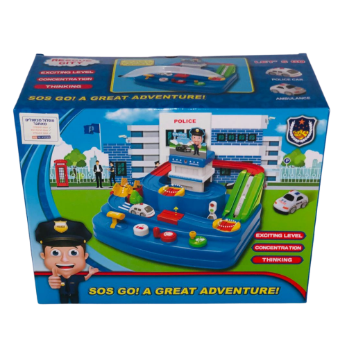 מרוץ מכוניות משטרה ואמבולנס