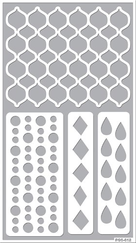 סטנסיל דביק - טיפות (POS 812)