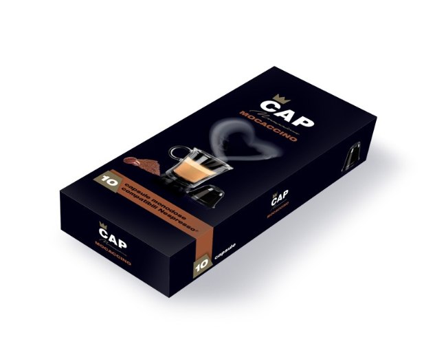 10 קפסולות קאפ אמפייר בטעם מוקצ'ינו | Cap Empire Mocaccino