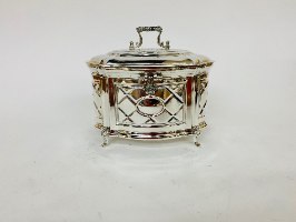 קופסת אתרוג כסף טהור סטרלינג 925