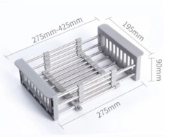 מסננת כיור מתכווננת