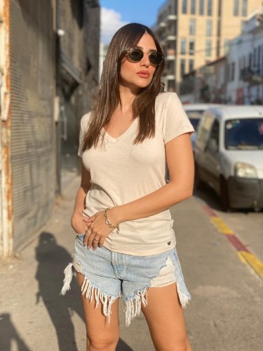 טישרט V בייסיק פיין ריב