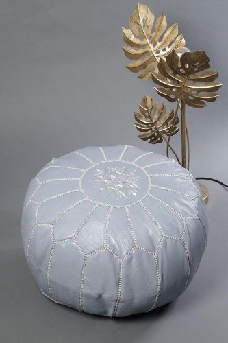 פוף מרוקאי- אפור