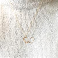 שרשרת לב חדש זהב