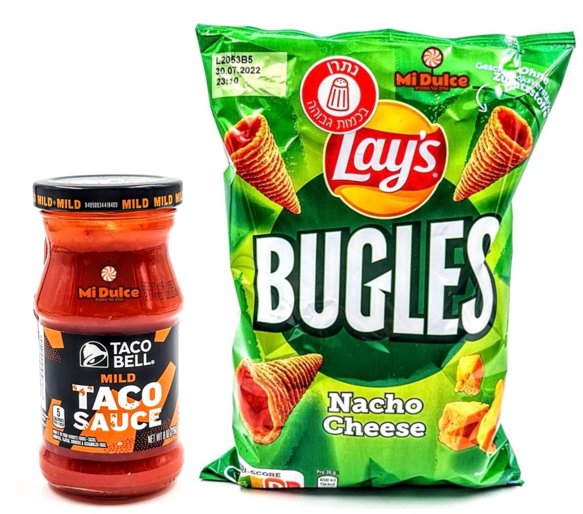 Lays Bugles + Taco Bell mild