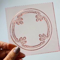 תבנית מסגרת מדריד | תבניות מסגרת עגולה עם פיתוחים ליצירה בשוקולד | תבנית  לקישוט עוגה |  חדש אתי דבש