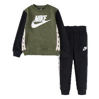 חליפת פוטר NIKE מידות 12M-7Y שחור זית