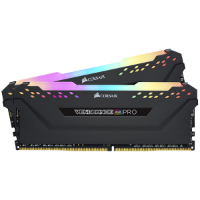 זיכרון Corsair VENGEANCE RGB PRO 16GB (2 x 8GB) DDR4 DRAM 3200MHz C16 Memory Kit Blac