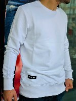 סווטשירט T - AKASHI צבע לבן/שחור