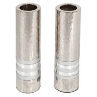 פמוטים דגם גליל עבודת פטיש 5 טבעות