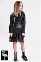 חליפת AZURE שמלה ג׳קט ותיק FLAMINGO