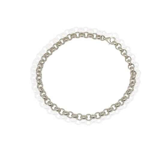 צמיד זהב לבן לאישה בזהב 14קראט