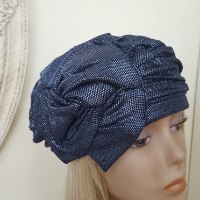 כובע מעוצב לנשים - כחול