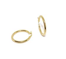 עגילי חישוק זהב בינוניים 3.6 סמ