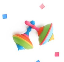 סביבון עץ מעוגל - 7 ס"מ