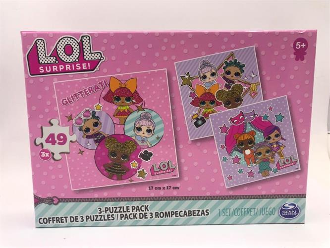 3 פאזלים 49 חלקים - LOL